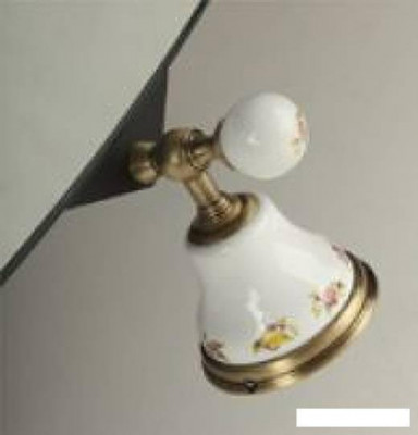 MIGLIORE Provance 17694 зеркало овальное, керамика с декором/золото