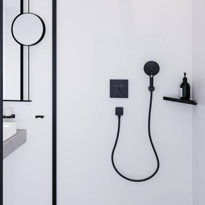 Корзинка для душа Hansgrohe AddStoris 41741670 (черный матовый)