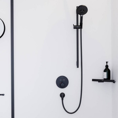 Корзинка для душа Hansgrohe AddStoris 41741670 (черный матовый)