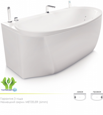 Акватика Ренессанс панель фронтальная белая 170 см