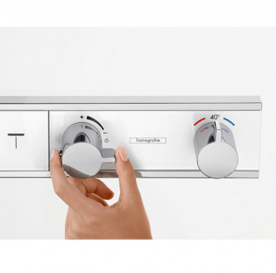 Термостатический смеситель для ванны 15357000 Hansgrohe RainSelect (хром)