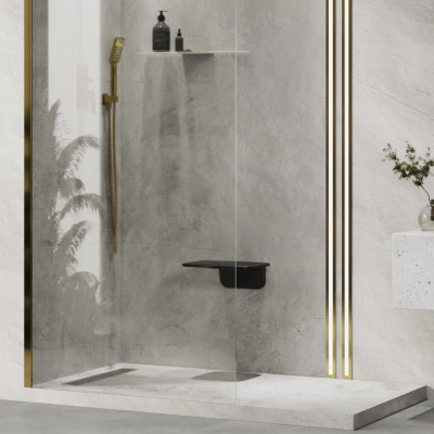 Сиденье для душа 350х330х50 WasserKRAFT  (SS402), черный