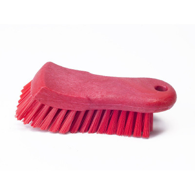 Haccper Щетка для мытья разделочных досок, рабочих поверхностей, жесткая, 269 мм, красная