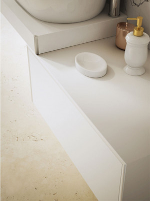 Столешница консоль Cezares Tavolone 120х43 белая (41786)