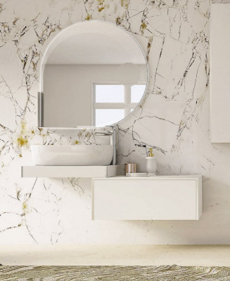 Столешница консоль Cezares Tavolone 120х43 белая (41786)