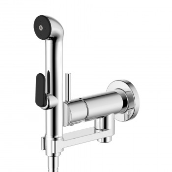 AQ1819CR НИКА комплект для гигиенического душа встроенный (смеситель + гигиеническая лейка + шланг)