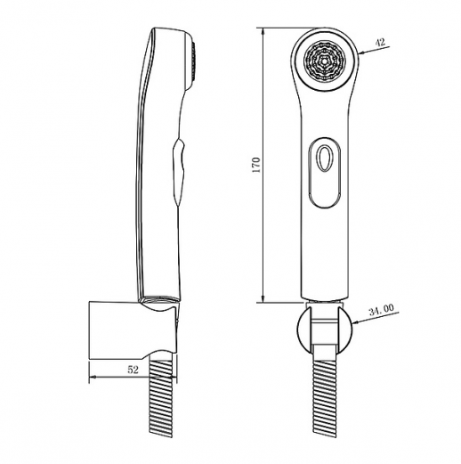 IDDIS Torr TORSB00i08 смеситель для раковины с гигиеническим душем