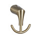 Крючок для ванной комнаты двойной FASHUN A1805-2-21, бронза  (A1805-2-21)