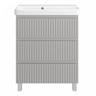 Тумба под раковину Brevita Victory 70 напольная (серый шелк) VIC-07070-50-03Я