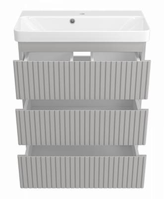 Тумба под раковину Brevita Victory 70 напольная (серый шелк) VIC-07070-50-03Я