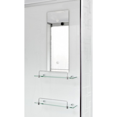 Душевая кабина б/к Deto ЕМ 4511 N LED-GM 110x80 см с led-подсветкой и г/м