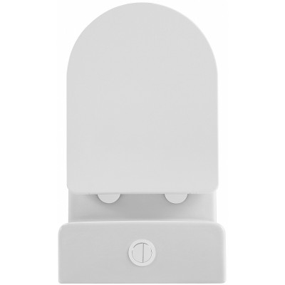 Унитаз напольный компакт Abber Bequem AC1112TMW белый матовый с бачком микролифт