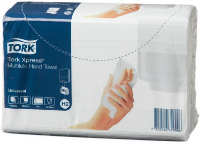 Tork Xpress® листовые полотенца сложения Multifold 2 сл натуральный цвет