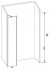 Душевая стенка RGW Z-09 40 06220904-11 прозрачная профиль хром