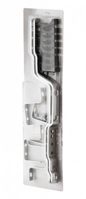 Коллекторная группа ProFactor PF MB 802.2 для систем тёплых полов с расходомерами и термостатическими клапанами с регулирующими ручками, с дренажными кранами и воздухоотводчиками