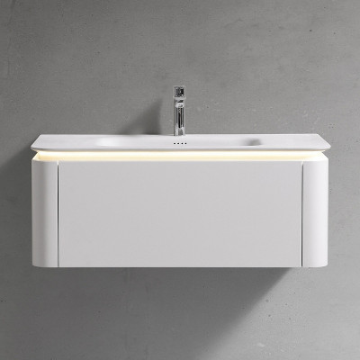 Тумба с раковиной Black&White Universe U925.1000 100 9251000 подвесная Milk white