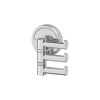 Крючок поворотный тройной FBS Luxia LUX 047, хром