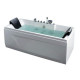 Акриловая ванна GEMY G9065 K L 175х85х72 см с гидромассажем, белая  (G9065 K L)