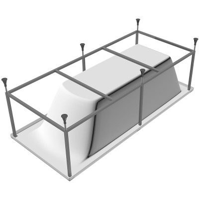 Акриловая ванна Vayer Milana 155x70 Гл000024269 прямоугольная