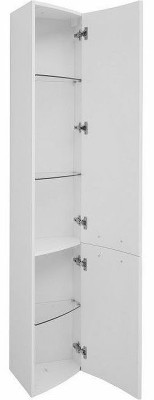 Шкаф пенал в ванную De Aqua Токката Тока 5 35 R 167567 подвесной угловой белый