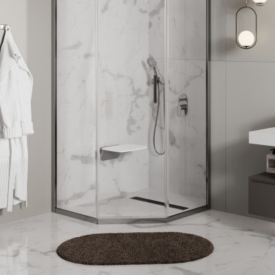 Сиденье для душа 365х360х101,5 WasserKRAFT  (SS403), белый