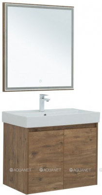 Комплект мебели для ванной Aquanet Nova Lite 75 дуб рустикальный 2 дверцы (00302537)