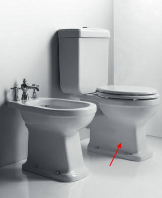 SIMAS Londra LO921bi+LO922bi+LO 002 bi/cr унитаз моноблок с вертикальным сливом, белый