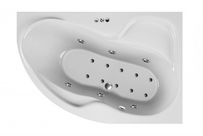 Ванна акриловая правосторонняя Relisan ADARA Гл000013732 170x100 угловая 220 л