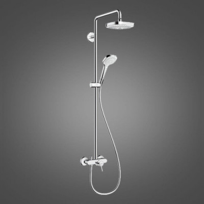 Hansgrohe Croma Select E 180 2 Jet Showerpipe 27258400 душевая система, белый/хром