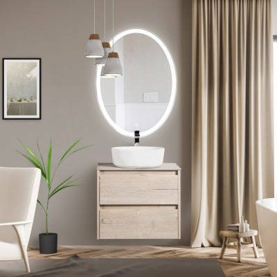 Зеркало с подогревом Belbagno spc-vst-600-800-led-tch-warm, 60х80 см