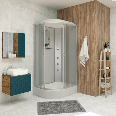 Душевая кабина Niagara Classic 110х90 R NG-33194-14RG с гидромассажем асимметричная