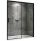 Душевая дверь Abber Komfort 130 AG93130B пр-ль черный стекло прозрачное (AG93130B)