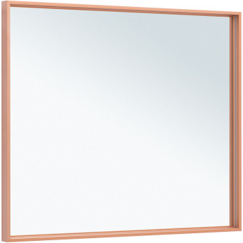 Зеркало в ванную Allen Brau Liberty 100 1.330016.60 с подсветкой медь браш с сенсорным выкл прямоугольное