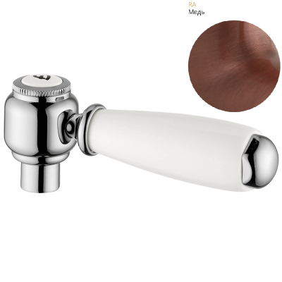 MIGLIORE ML.RIC-19216.BI ручка Uni со штоком для смесителя, белая