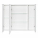 Зеркальный шкаф Aquaton Беверли 100 белый (1A237202BV010), для ванной  (1A237202BV010)