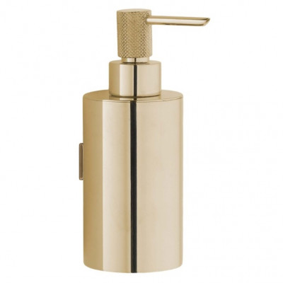Дозатор для жидкого мыла Boheme UNO 10977-G подвесной Gold (золото глянцевый)