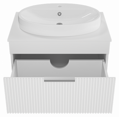 Тумба под раковину Brevita Enfida 70 подвесная белая ENF-06070-0141Я