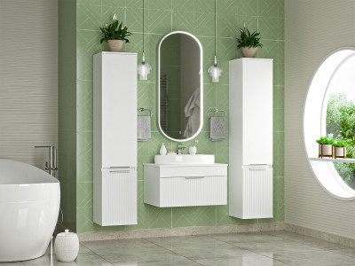 Тумба под раковину Brevita Enfida 70 подвесная белая ENF-06070-0141Я