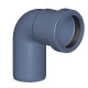 Отвод PKB DN40, 87,5°, синий POLOPLAST POLO-KAL NG (P2114)  (P2114)