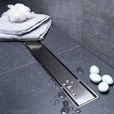 Душевой лоток Bettoserb Line 13702511 с решеткой хром матовый