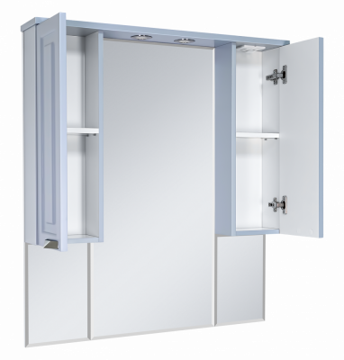 Зеркальный шкаф Misty Терра - 90 серый П-Тер02090-0501