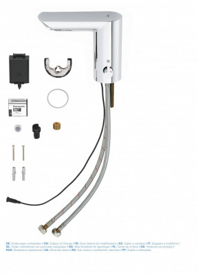 Смеситель инфракрасный для раковины GROHE Bau Cosmopolitan E, хром (36451000)