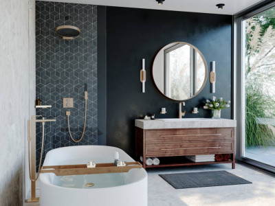 Корзинка для душа Hansgrohe AddStoris 41741140 (бронза)