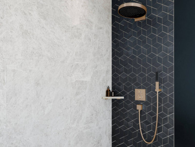 Корзинка для душа Hansgrohe AddStoris 41741140 (бронза)