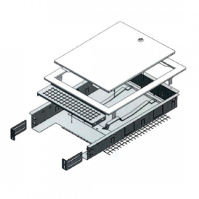 Шкаф коллекторный 1200х650-740х85-130 мм R500-2 R500Y225 Giacomini