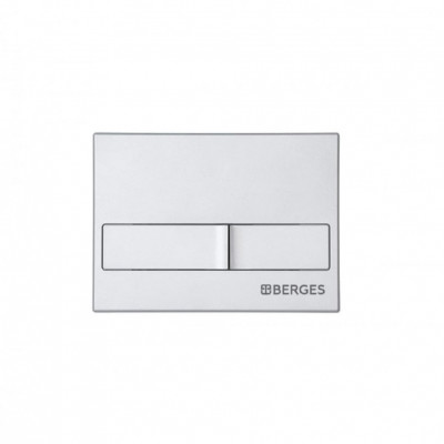 Инсталляция BERGES для скрытого монтажа NOVUM L2 с кнопкой матовый хром