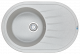 Кухонная мойка GRANULA standart (7601, базальт) кварц 1 чаша с крылом обор. овальная 76х50  (7601, БАЗАЛЬТ)