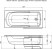 Акриловая ванна Aquanet Extra 150x70 пристенная прямоугольная (00208672)