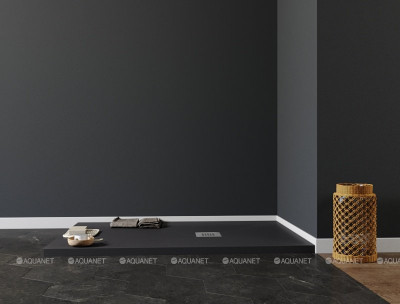 Душевой поддон Aquanet Pleasure 120х80 черный прямоугольный (00258890)