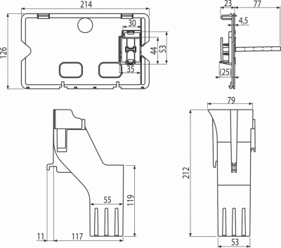 Комплект для вкладывания таблеток для унитаза AlcaPlast P169